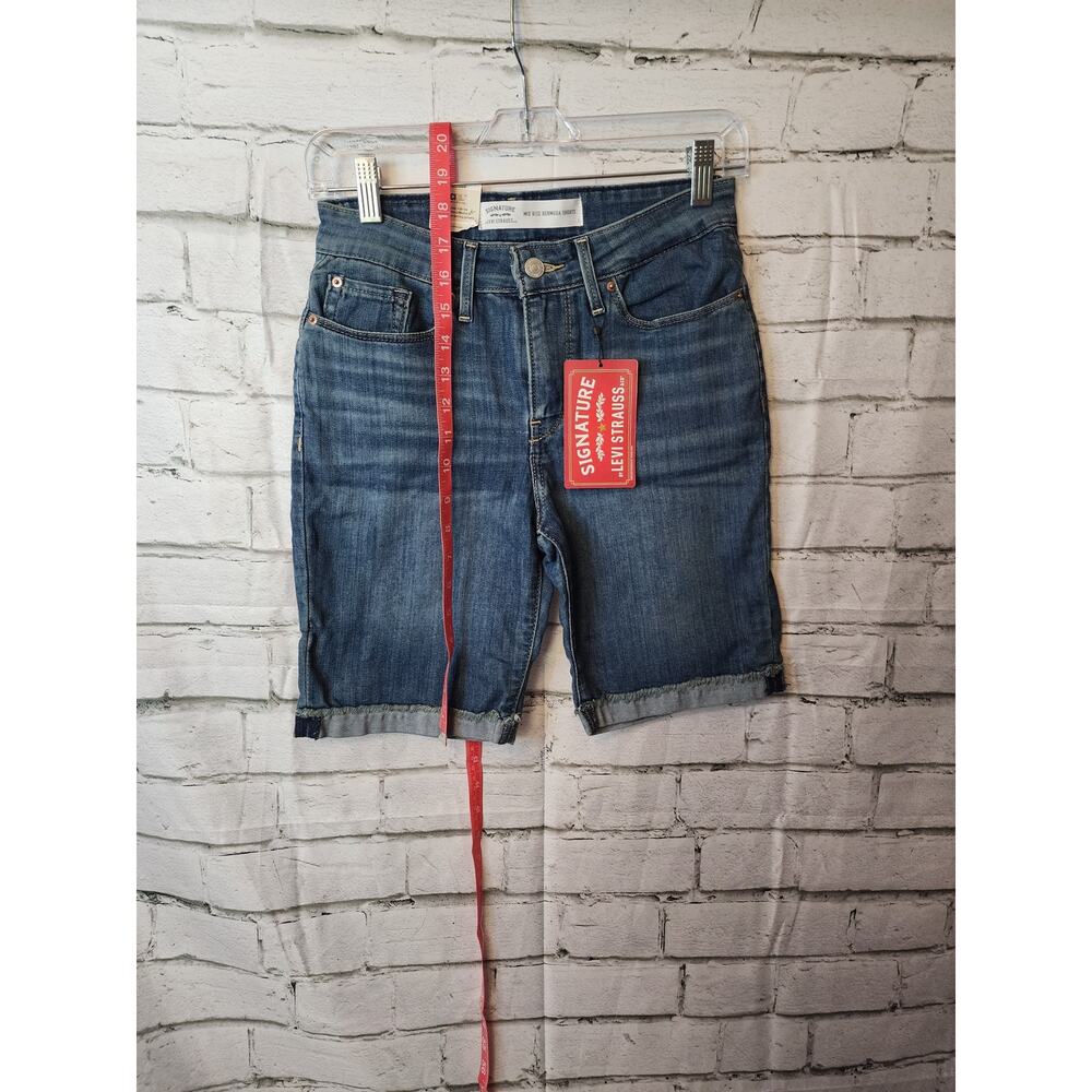 Women's Levis Bermuda Blue Jean Shorts